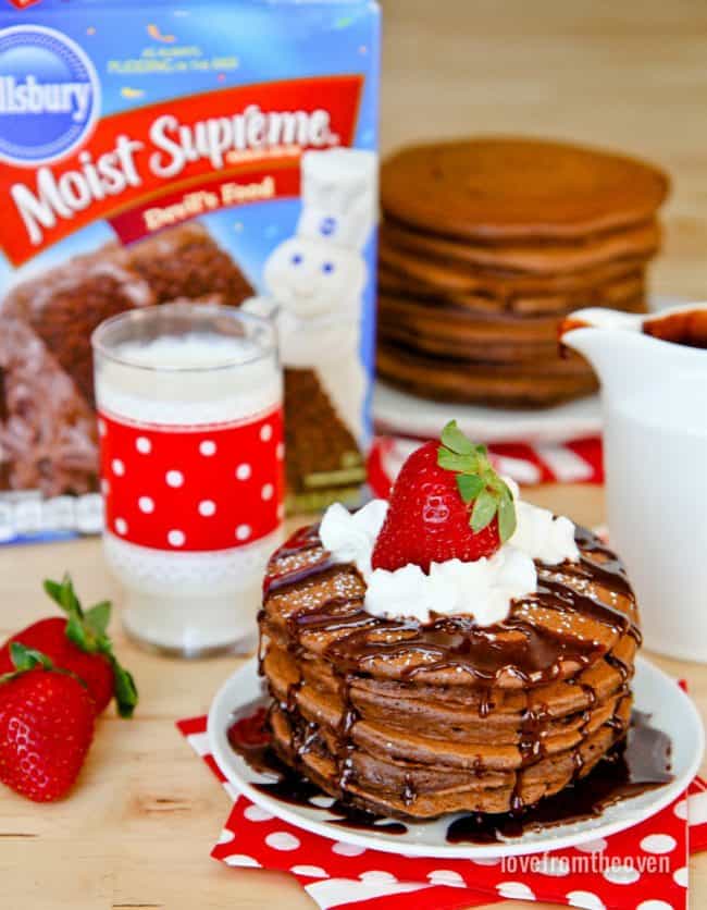 Cake Mix Pancakes 