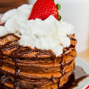 Easy Chocolate Pancakes