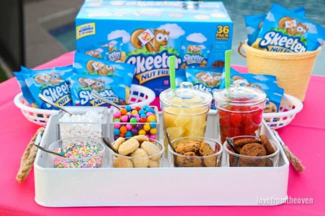 DIY Ice Cream Sundae Bar