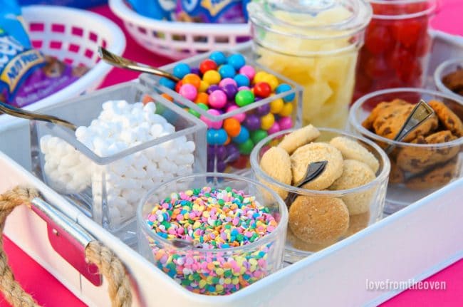 DIY Ice Cream Sundae Bar