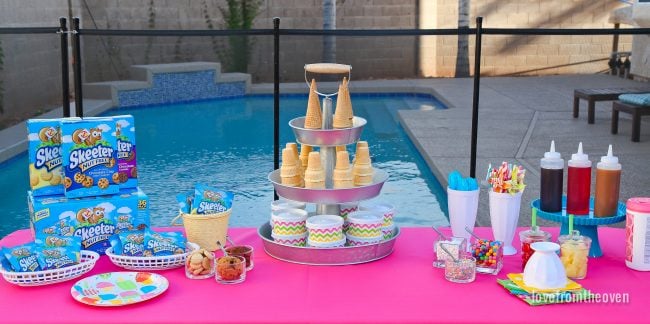 DIY Ice Cream Sundae Bar