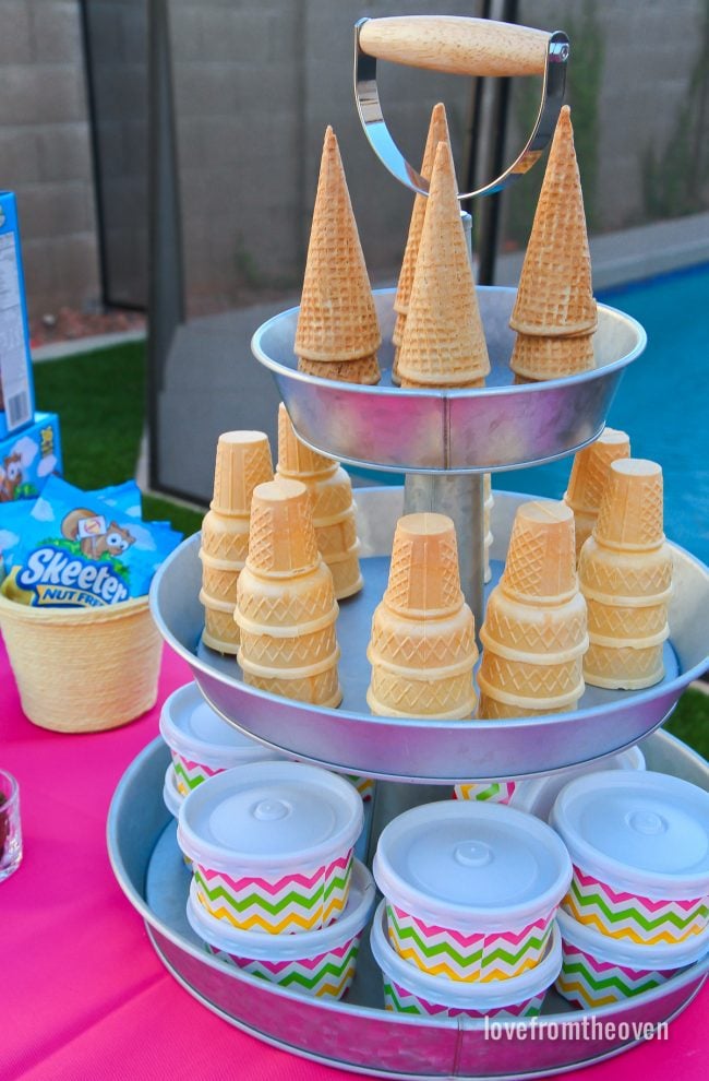 DIY Ice Cream Sundae Bar