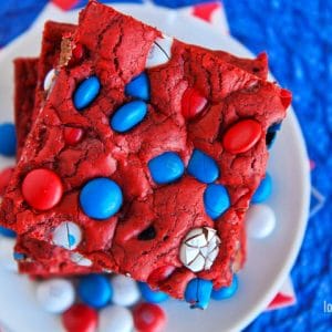 Red, White And Blue Red Velvet Bars