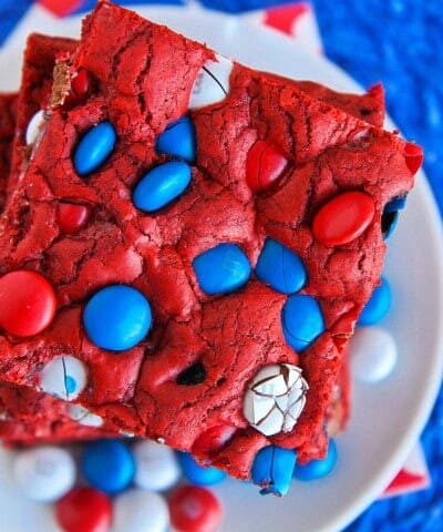 Red, White And Blue Red Velvet Bars