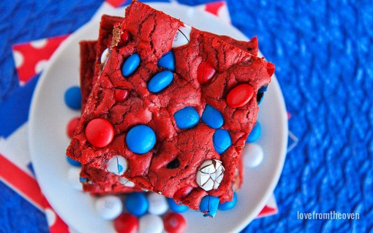 Red, White And Blue Red Velvet Bars