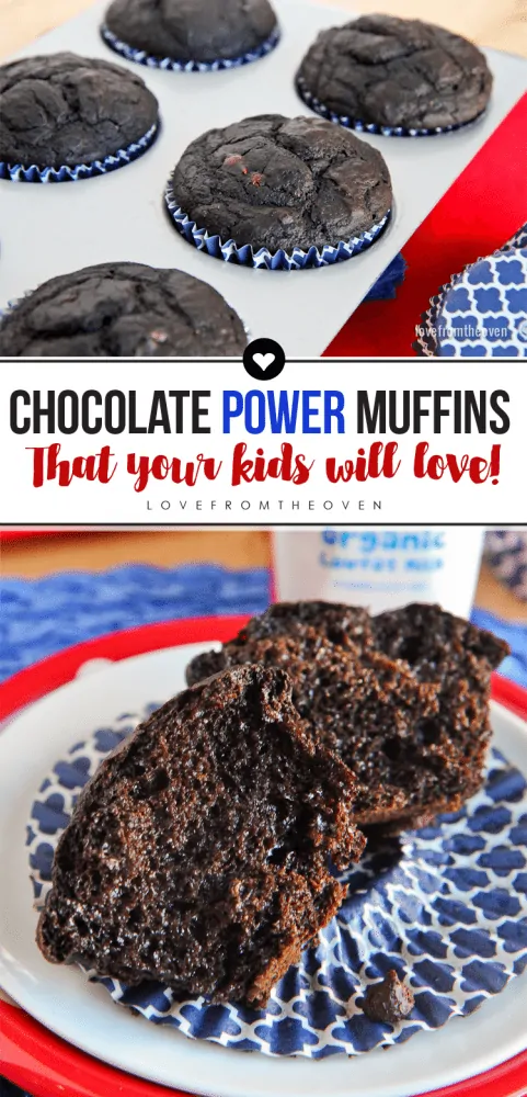 Chocolate Power Muffins That Your Kids Will Love #backtoschool 