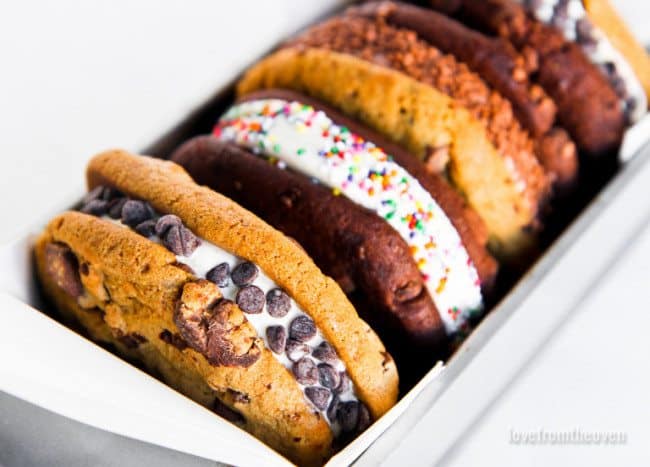 Cookie Ice Cream Sandwiches