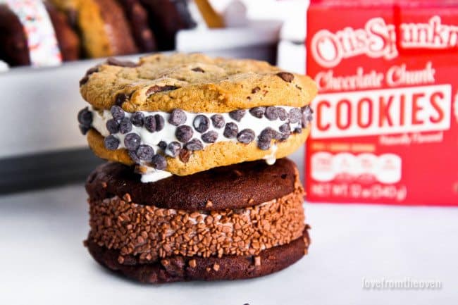 Ice Cream Cookie Sandwiches