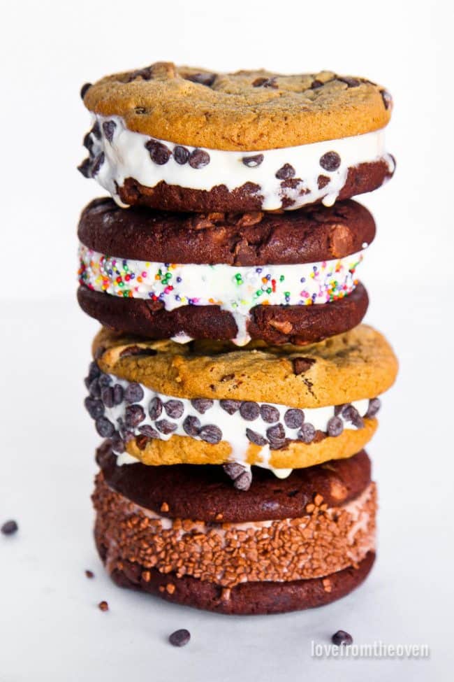 Homemade Ice Cream Sandwiches