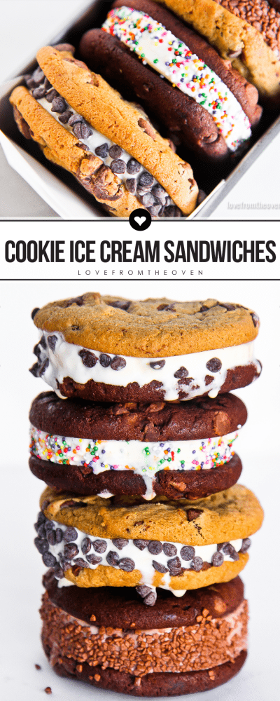 Cookie Ice Cream Sandwiches