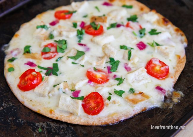 Chicken Tortilla Pizza