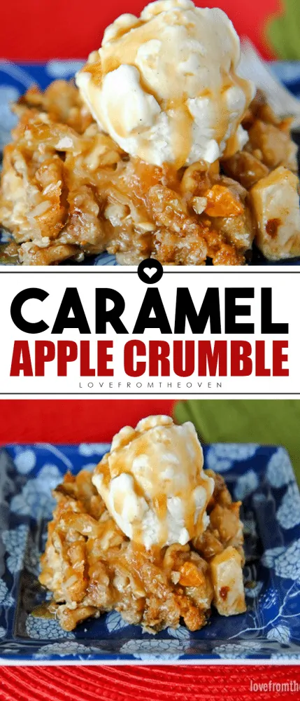 Caramel Apple Crumble