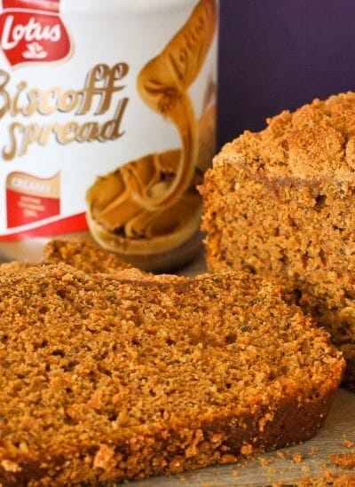 Pumpkin Biscoff Bread