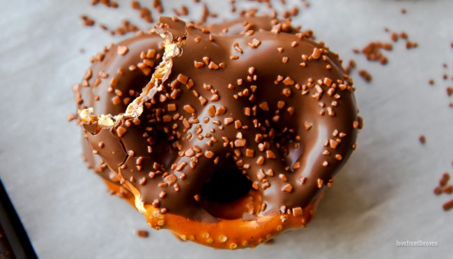 Chocolate Caramel Pretzels