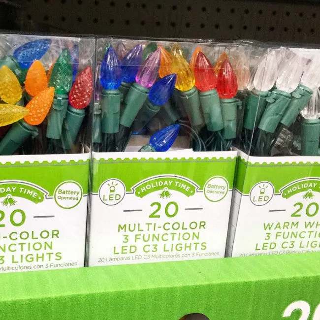 Battery operated Christmas lights