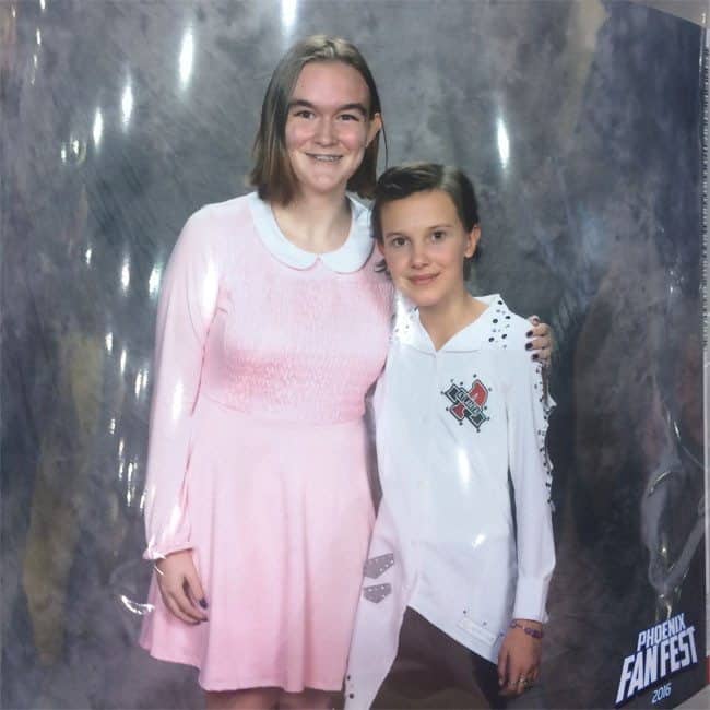 Meeting Millie Bobbie Brown