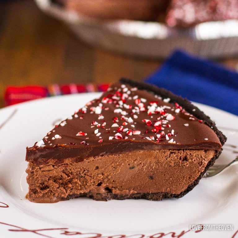 Chocolate Ice Cream Pie • Love From The Oven