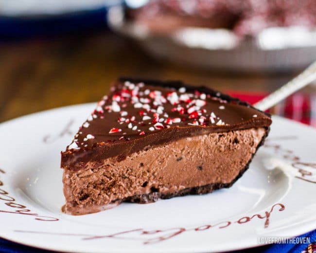 Peppermint Ice Cream Pie