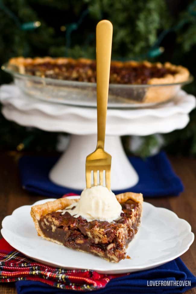 Recipe for pecan pie without corn syrup