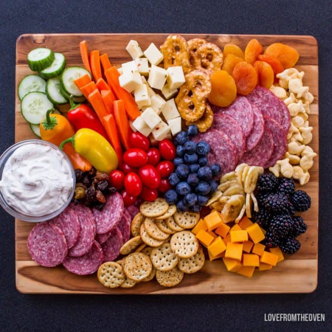 Easy charcuterie board