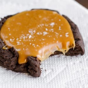 Chocolate Caramel Cookies
