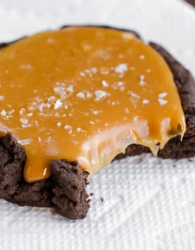 Chocolate Caramel Cookies