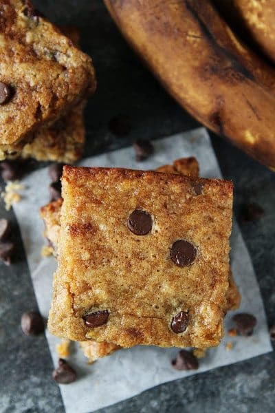 Banana Chocolate Chip Bars