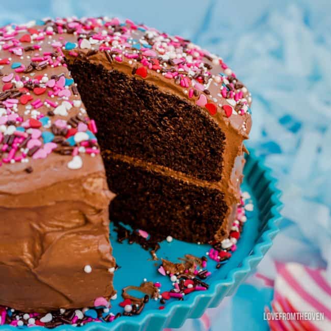 Chocolate Mayonnaise Cake • Love From The Oven