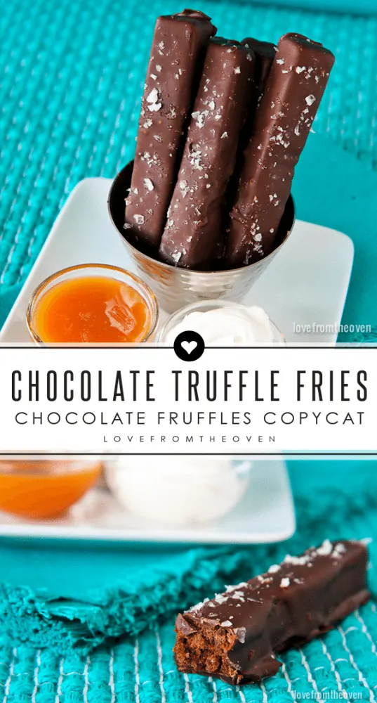 Chocolate Fruffles Brownie Truffle Fries Recipe