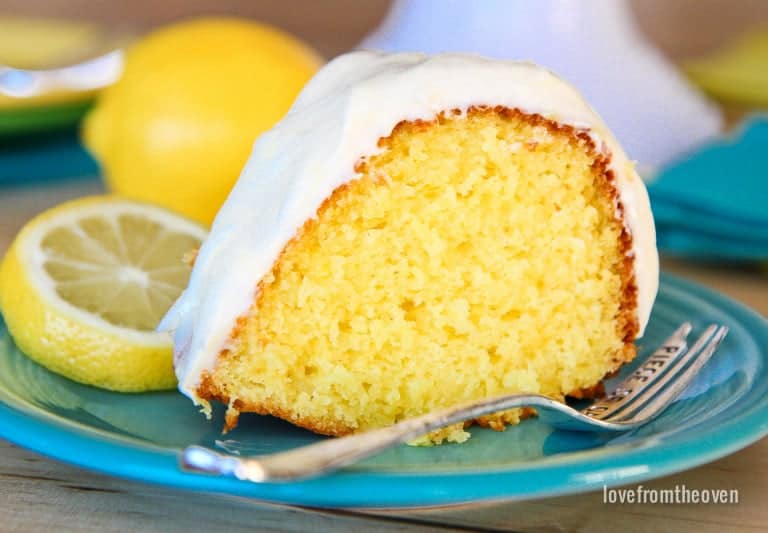 Spring Lemon Bundt Cake - Eats Delightful