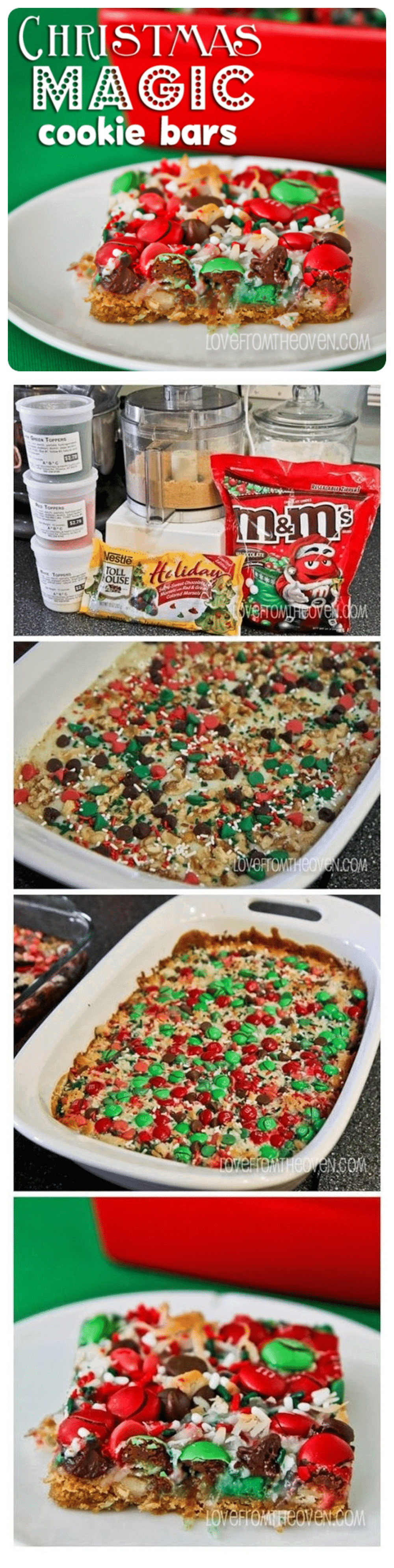 Christmas Magic Cookie Bars