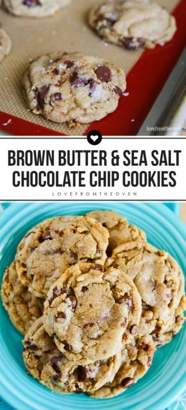Brown Butter Chocolate Chip Cookies With Sea Salt