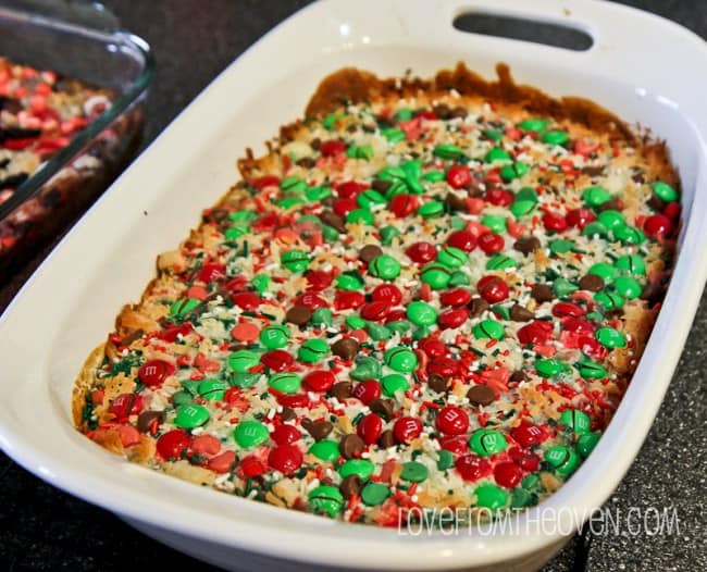 Christmas Magic Cookie Bars