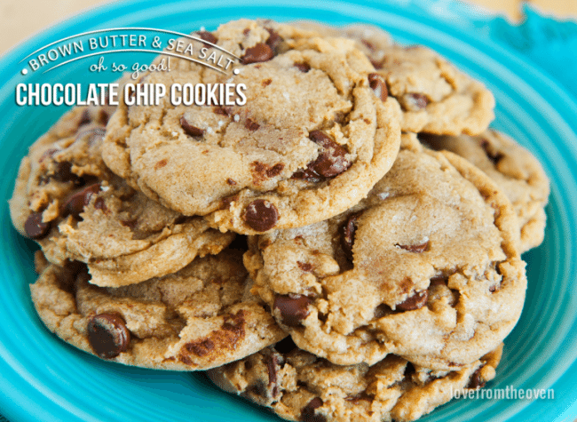 Brown Butter And Sea Salt Cookies