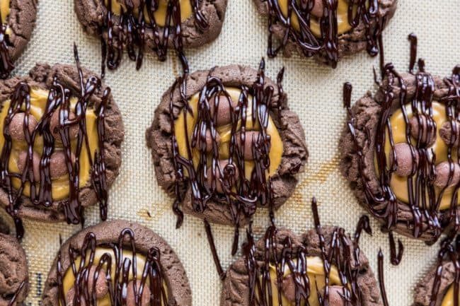 Chocolate Peanut Butter Cookies