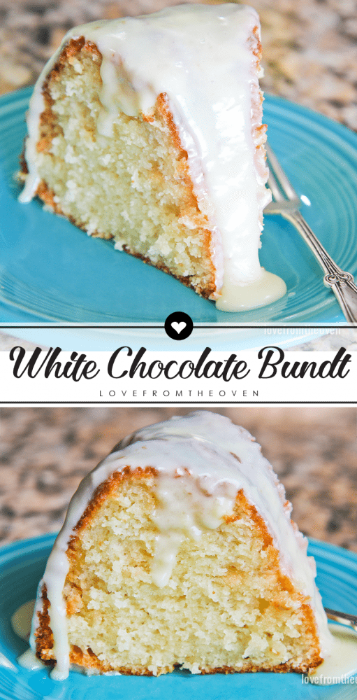 Easy White Chocolate Bundt Cake Recipe With White Chocolate Ganache 