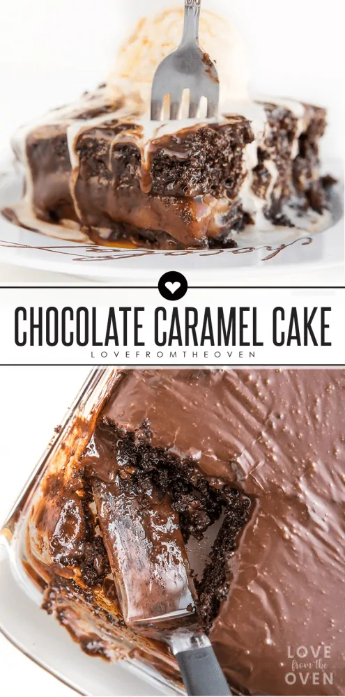 Chocolate Caramel Cake Recipe Delicious Served Warm