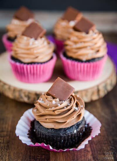 Chocolate Sea Salt Cupcakes