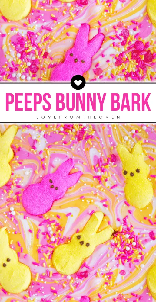 Peeps Bunny Bark Recipe
