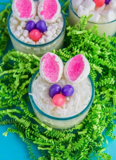 Easy Bunny Pudding Cups