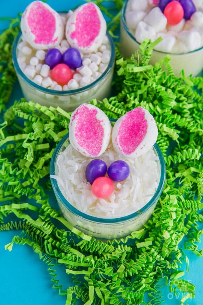 Easy Bunny Pudding Cups