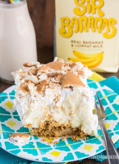 No Bake Banana Cream Pie Bars