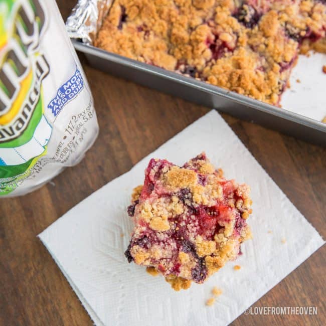 Berry Crumble Bars