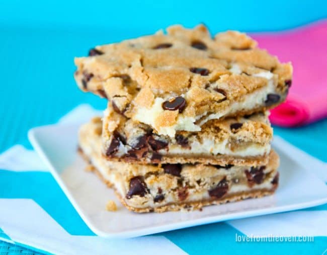 Cheesecake Cookie Bars