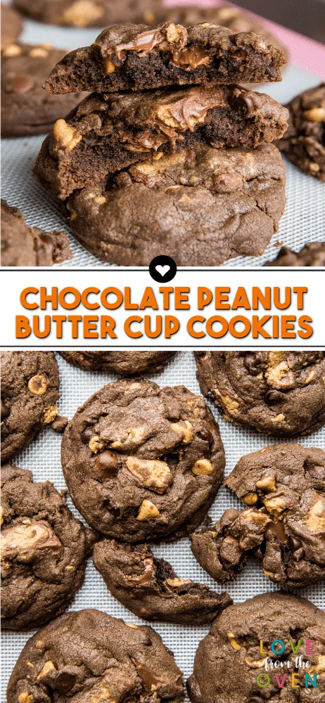The Best Chocolate Peanut Butter Cup Cookies