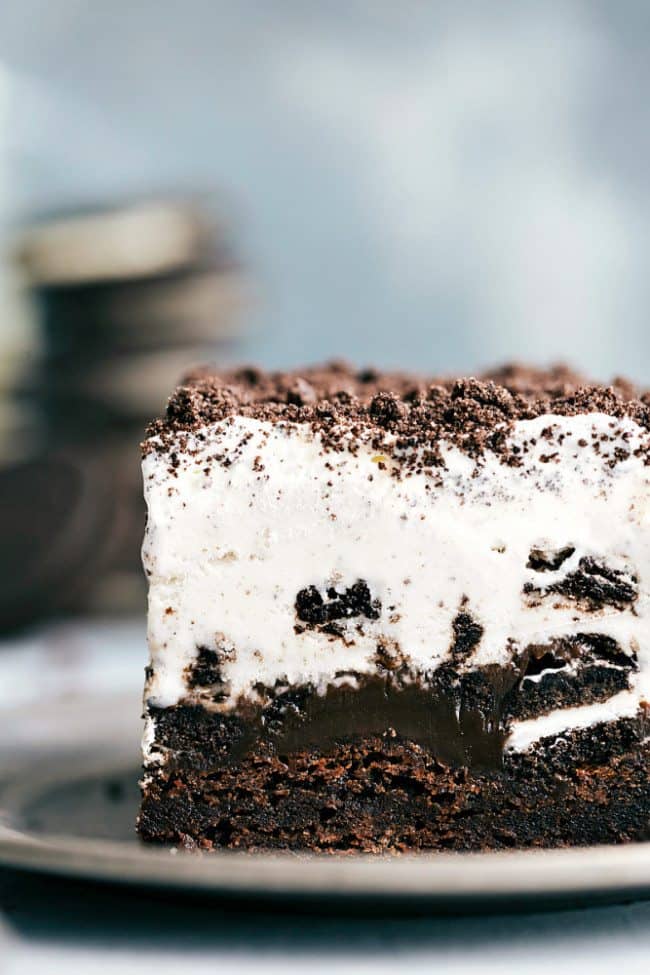 Brownie Oreo Ice Cream Bars