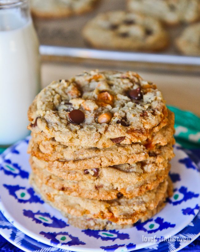 Butterfinger Butterscotch Cookies