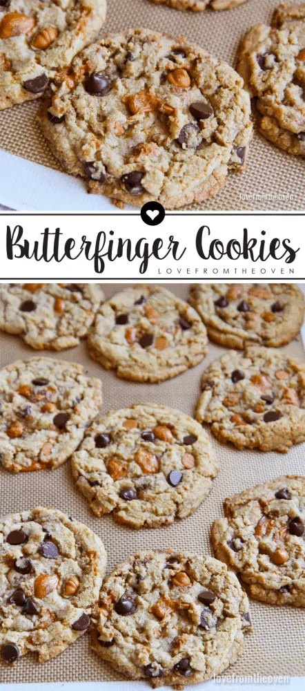 Butterfinger Butterscotch Cookies