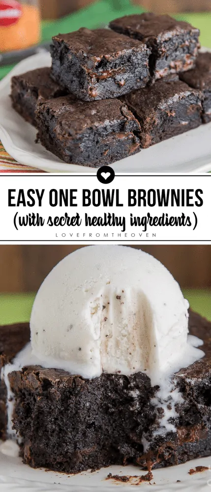 Easy One Bowl Brownies From Scratch Recipe