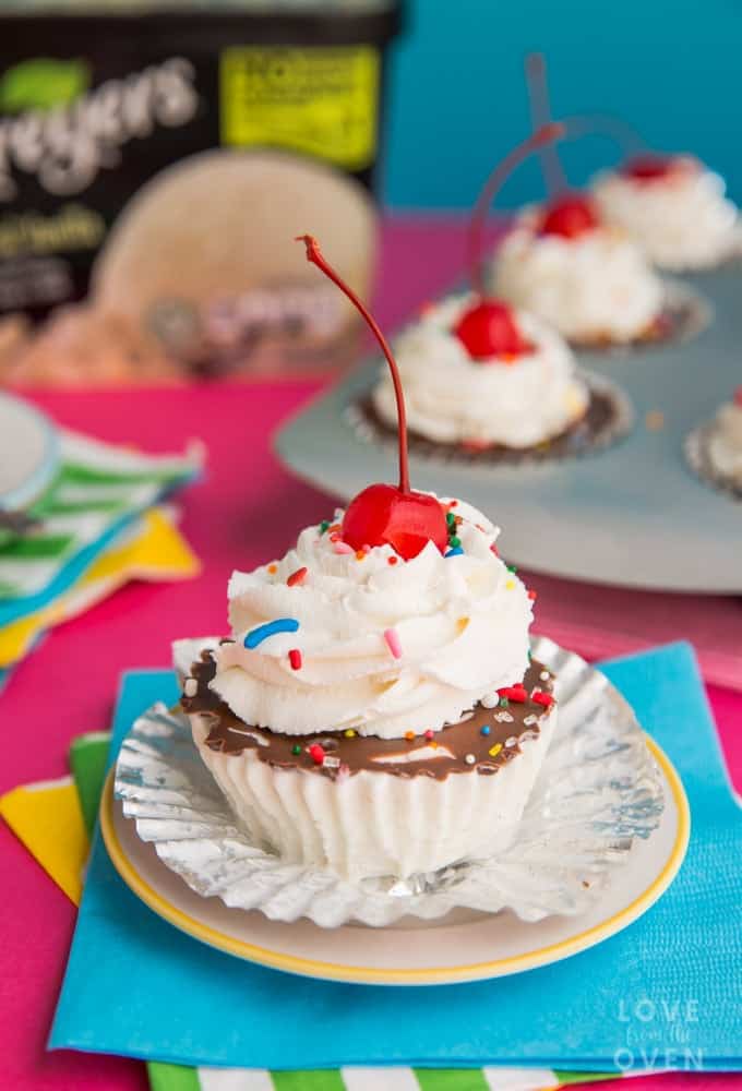Ice Cream Sundae Cupcakes